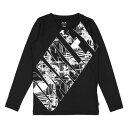 オークリー OAKLEY ジュニア 長袖Tシャツ YTR QD LS BOLD TEE 9.0 FOA407708 (BLACKOUT)