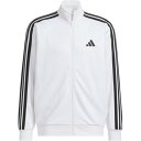 アディダス adidas アディダス adidas スリーストライプス レギュラーフィット ダブルニット トラックジャケット ジャージ 上着 羽織 メンズ 男性用 ス (JV6979 ホワイト)(4)