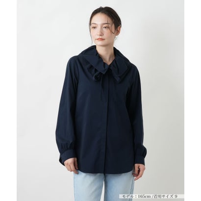 レリアン Leilian ブラウス （ネイビー）