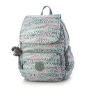 キプリング Kipling CITY ZIP S バックパック (Palmtree Leaves)