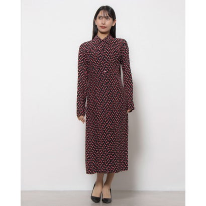 ユナイテッド カラーズ オブ ベネトン UNITED COLORS OF BENETTON. エンヴァースサテンフラワー総柄シャツワンピース (70B)