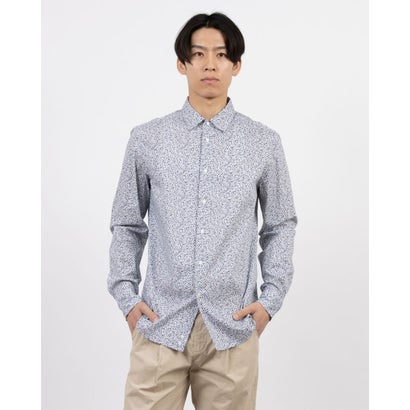 ユナイテッド カラーズ オブ ベネトン UNITED COLORS OF BENETTON. スリムコットン長袖シャツ (82B)