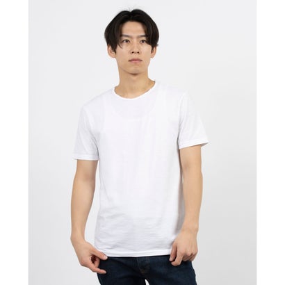 ユナイテッド カラーズ オブ ベネトン UNITED COLORS OF BENETTON. スラブコットンクルーネック半袖Tシャツ・カットソー (101)