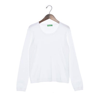 ユナイテッド カラーズ オブ ベネトン UNITED COLORS OF BENETTON. コットン100%無地クルーネック長袖ニットセーターB (101) ユナイテッド カラーズ オブ ベネトン UNITED COLORS OF BENETTON. コットン100%無地クルーネック長袖ニットセーターB (101)