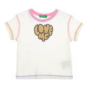 ユナイテッド カラーズ オブ ベネトン UNITED COLORS OF BENETTON. キッズステッチ配色半袖Tシャツ・カットソーG (101)