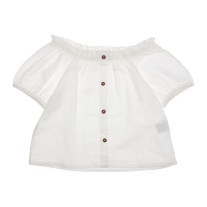 ユナイテッド カラーズ オブ ベネトン UNITED COLORS OF BENETTON. キッズシャーリングネック飾りボタ..