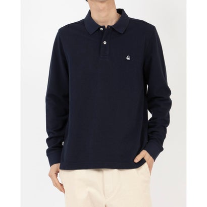 ユナイテッド カラーズ オブ ベネトン UNITED COLORS OF BENETTON. レギュラーフィット長袖ポロシャツ (016)