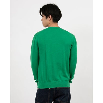 ユナイテッド カラーズ オブ ベネトン UNITED COLORS OF BENETTON. フロントロゴクルーネックコットンニット・セーター （921）