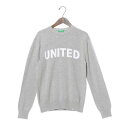 ユナイテッド カラーズ オブ ベネトン UNITED COLORS OF BENETTON. フロントロゴクルーネックコットンニット・セーター (922)(4)