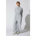 フロントZIPサイドラインロンパース L/GRY1