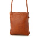 ラフィール LAFIEL カラー合皮 あおりショルダーバッグM (オレンジ)(4)