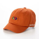 フルーツオブザルーム FRUIT OF THE LOOM FRUIT OF THE LOOM EX KIDS LOGO EMB LAW CAP (オレンジ)