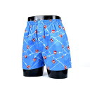 ダックス DAKS 前開トランクス(天2本ゴム)【返品不可商品】 (ブルー)
