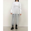 アルシーヴ archives SHEER CAMI×LOGO T-SHIRT (OFWH)
