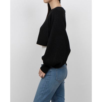 アルシーヴ archives マルチwayラメリブニットボレロ （BLK）