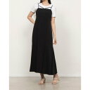 アルシーヴ archives バックアジャスタータックマーメイドキャミワンピース (BLK)