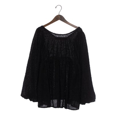 アルシーヴ archives フリンジバルーンスリーブチュニック (BLK)