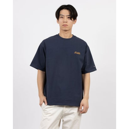 クリフ メイヤー KRIFF MAYER ヘビーウェイト バックロゴ Tシャツ (刺繍) （NAVY）(4)