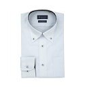 トーキョーシャツ TOKYO SHIRTS 【超形態安定】 ボタンダウン 長袖 形態安定 ワイシャツ (ライトブルー)