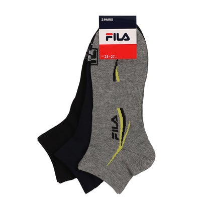 フィラ FILA サイドロゴ スニーカーソックス 3足組 メンズ (その他1) フィラ FILA サイドロゴ スニーカーソックス 3足組 メンズ (その他1)