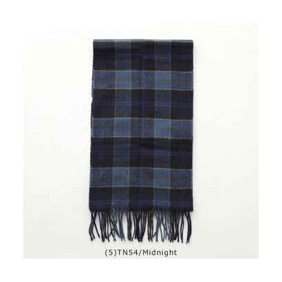 バブアー Barbour Barbour マフラー tartan lambswool scarf USC0001 ウール （(5)TN54/Midnightブルー）