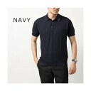 ジョンスメドレー JOHN SMEDLEY JOHN SMEDLEY 半袖 ニット ポロシャツ ISIS EASY FIT (NAVY)