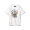 ドレステリア DRESSTERIOR GOOD ROCK SPEED(グッドロックスピード )別注イーグルTシャツ (オフホワイト(003))