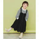 ザ ショップ ティーケー (キッズ) THE SHOP TK(Kids) 【110ー150】タックジャンスカ (ブラック(019))