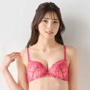 アモスタイル バイ トリンプ AMOSTYLE BY Triumph エアリーフィールブラ ブラジャー キューピッドチョコ(E、Fカップ) AMST1506 WHU JX (ピンク)(4)