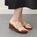 イタリアンシューメーカーズ ITALIAN SHOEMAKERS ビッグバックルミュールサンダル (ベージュ)
