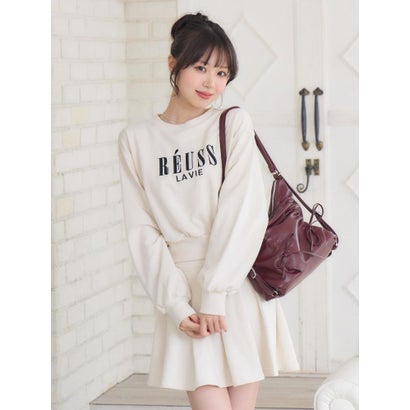 エムズエキサイト ems excite ショートトレーナー＆SKSET （WHT4）