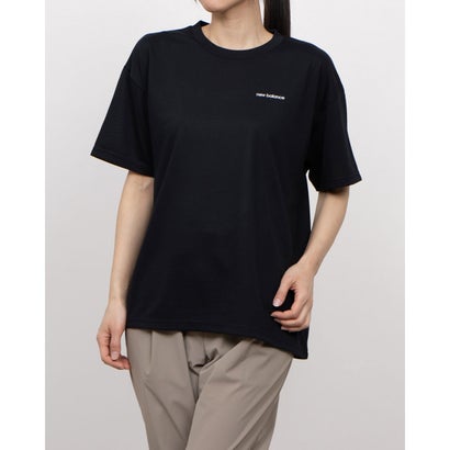 ニューバランス New Balance レディース 半袖機能Tシャツ ショートスリーブTシャツ_ファンクション AWT55136 （ブラック）