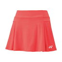 ヨネックス YONEX ヨネックス YONEX テニス ウィメンズスカート インナースパッツ付 26145 (475 コーラルレッド)