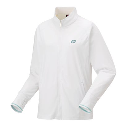 ヨネックス YONEX ヨネックス YONEX テニス ウィメンズニットウォームアップシャツ 57087 （011 ホワイト）