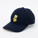 ホームゲーム HOMEGAME HOMEGAME - BABY DAD CAP BEAR NAVY/YELLOW【HG241419】 (NAVY/YELLOW)