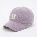 ホームゲーム HOMEGAME HOMEGAME - H LOGO KNIT Baseball Cap PURPLE (PURPLE)