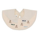 プティマイン petit main 【POLO】刺繍スタイ【返品不可商品】 (クリーム)