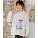 スカラー ScoLar パリティの新モンスターズ ムラ染め裏毛パーカー (パープル)