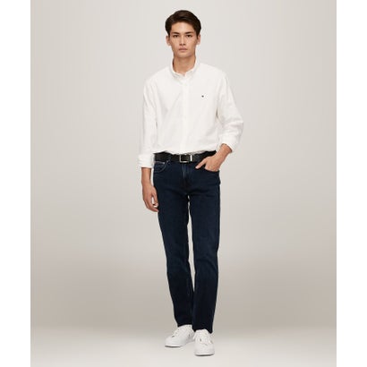 トミー ヒルフィガー TOMMY HILFIGER ソリッドヘリテージオックスフォードシャツ （ホワイト）