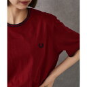 フレッドペリー FRED PERRY 【正規品】フレッドペリー FRED PERRY TWIN TIPPED T-SHIRT M1588 Tシャツ 半袖 カットソー (レッド)