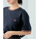 フレッドペリー FRED PERRY 【正規品】フレッドペリー FRED PERRY TWIN TIPPED T-SHIRT M1588 Tシャツ 半袖 カットソー (ネイビー系5)