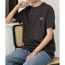 フレッドペリー FRED PERRY 【正規品】フレッドペリー FRED PERRY RINGER T-SHIRT M3519 Tシャツ 半袖 カットソー (ダークグレー)