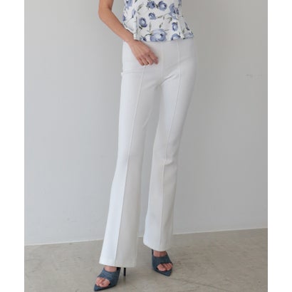 アンビエント AMBIENT ストレッチスリムフレアパンツ （ホワイト）