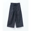 マックハウス Mac-House NAVY ワイドパンツ (ブラックドット)(4)
