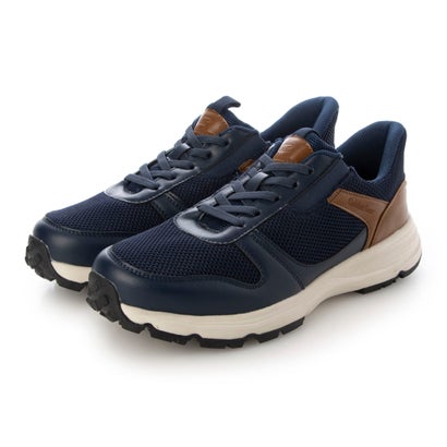 【ハンズフリー】ゴールデンベア GoldenBear メンズ防水カジュアルスニーカー （ネイビー）