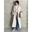 ミラ オーウェン Mila Owen 【WEB限定00サイズ】共ベルト付憲章デザイントレンチコート (IVR)