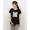 ロキシー ROXY レディース フィットネス 半袖Tシャツ FROM THE INSIDE TEE RST251523 (ブラック)