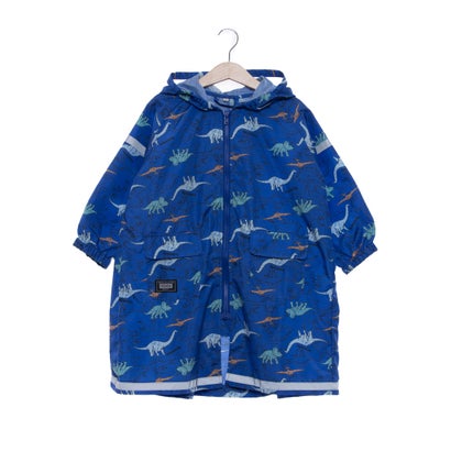 クレードスコープ kladskap 総柄レインコート (ブルー)