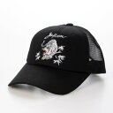 アヴィレックス AVIREX AVIREX EX SOUVENIR TIGER MOTIF MESH CAP (ブラック)