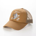アヴィレックス AVIREX AVIREX EX SOUVENIR TIGER MOTIF MESH CAP (ベージュ)